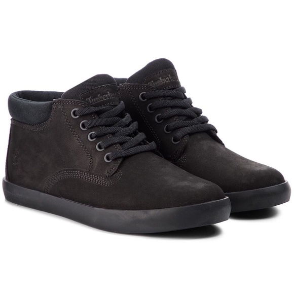 Timberland Dausette Chukka Black Nubuck Sneakers Women’s Size 8.5 - Picture 1 of 11